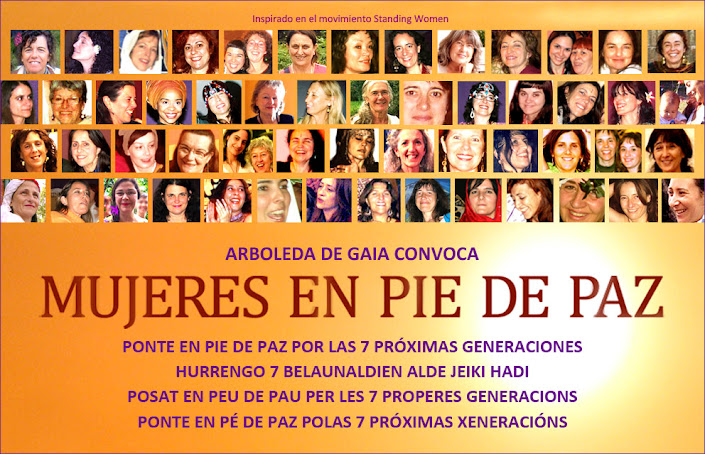 mujeres en pie de paz